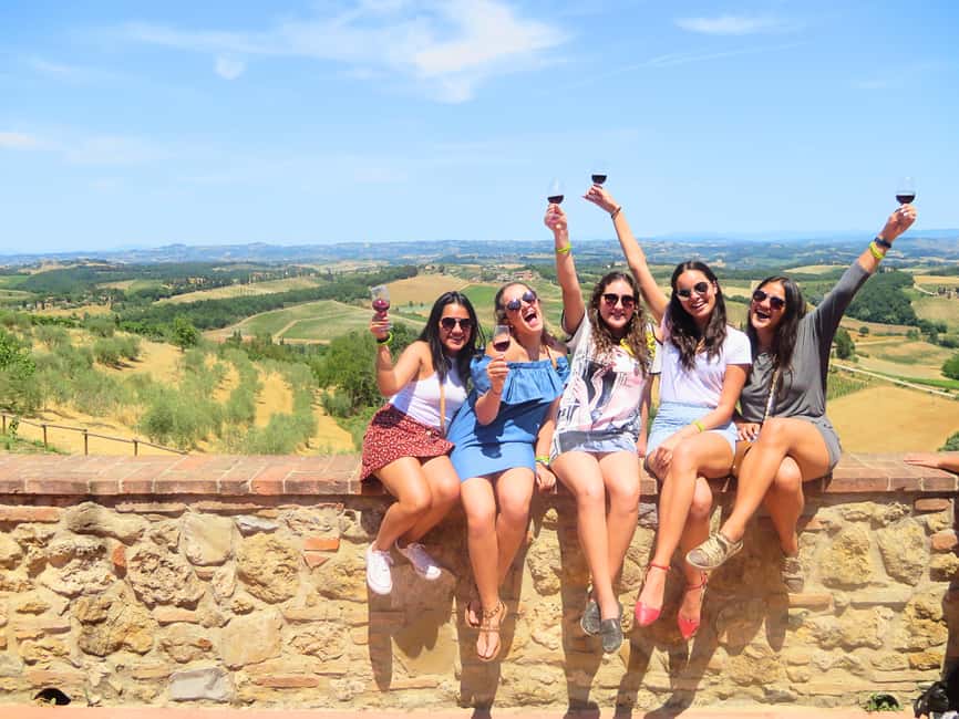 From Florence: Tuscany & San Gimignano Tour with 2 Tastings - Second winery: family-run cellars with San Gimignano in view