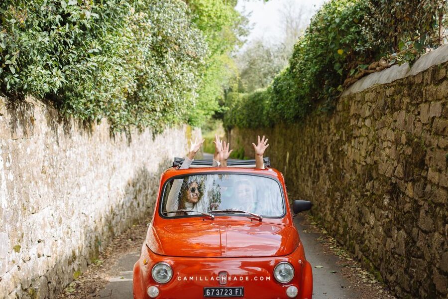 From Florence: Vintage Fiat 500 Chianti & Tuscany Wine Tour - Multi-course Tuscan lunch, plus wine and olive oil tastings
