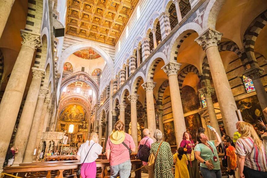 From Montecatini: Pisa & Lucca Day Full Day Tour - Pisa Guided Visit: Piazza dei Miracoli and Cathedral Access