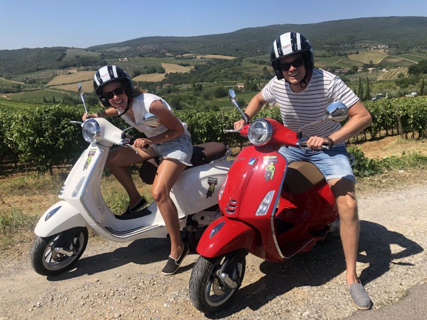 From San Gimignano: Chianti Half-Day Vespa Tour with Lunch - Winery Stop: Cellar Walk, Lunch, then Wine and Olive Oil Tasting