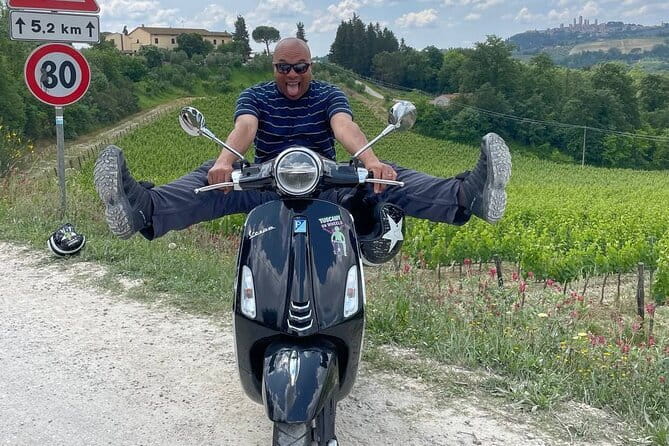 From San Gimignano: Tuscany Vespa Tour, Lunch & Wine Tasting - Meeting at Barberino Tavarnelle (Poggibonsi Nord) and getting your scooter checked