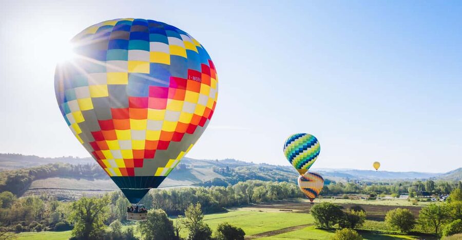 Hot Air Balloon, Pienza, Montalcino, Val D'orcia - Timing and the Weather Math Behind the 3-Hour Total