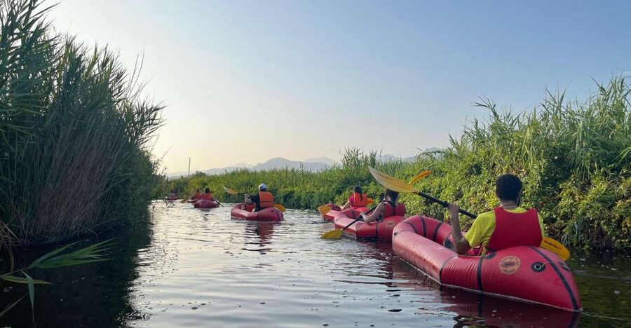 Lago di Massaciuccoli: tour in kayak con Aperitivo - From Via del Porto to reed beds: the 2-hour evening flow