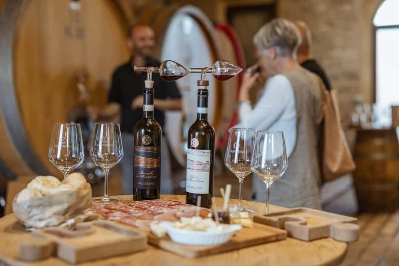 MONTALCINO : Wine Tasting with Tuscan Cold Cuts and Cheese - The full 2-hour flow at Wine Resort Colsereno