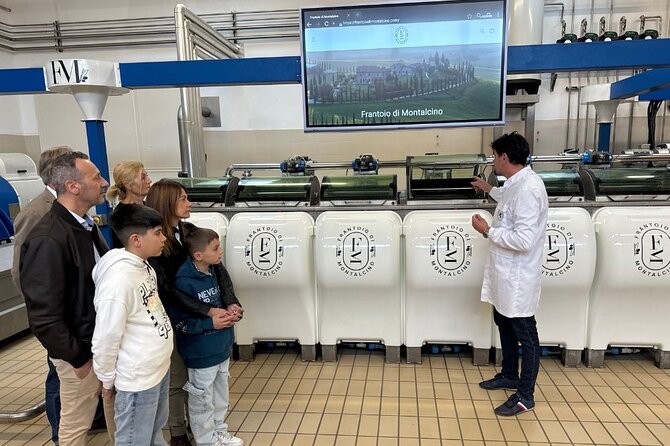 Olive Oil Tours and Tasting at Frantoio di Montalcino - What you’ll see on the mill tour, from groves to bottling