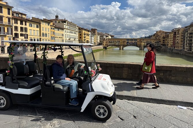 Private Golf Cart Tour in Florence - San Salvatore in Ognissanti, Ponte Vecchio, and the Oltrarno switch