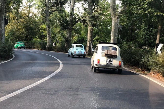 Self-Drive Vintage Fiat 500 Tour from Florence: Tuscan Hills and Italian Cuisine - Manual gears, test drive, and convoy control with two-way radio