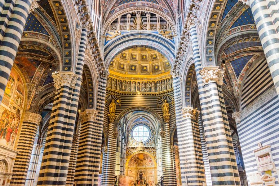 Siena: Cathedral Complex Pass with Audio Guide (OPA SI PASS) - Entering the Siena Cathedral interior: mosaics, scale, and key artworks