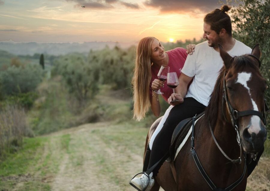 Siena: Horseback Adventure in the Tuscan Countryside - When the tour includes an after-ride meal, this is the real value add