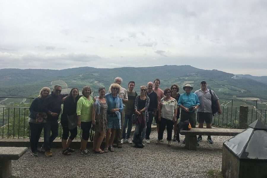 Siena: San Gimignano, Chianti & Montalcino Small-Group Tour - Val d’Orcia UNESCO views from the road, not a full detour